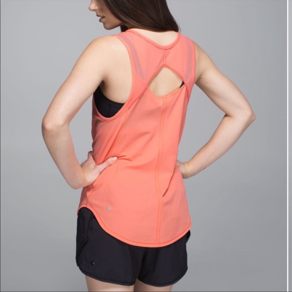 LULULEMON Sculpt Tank EUC Peach Size 6